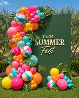 The 24 Balloon Set Up
