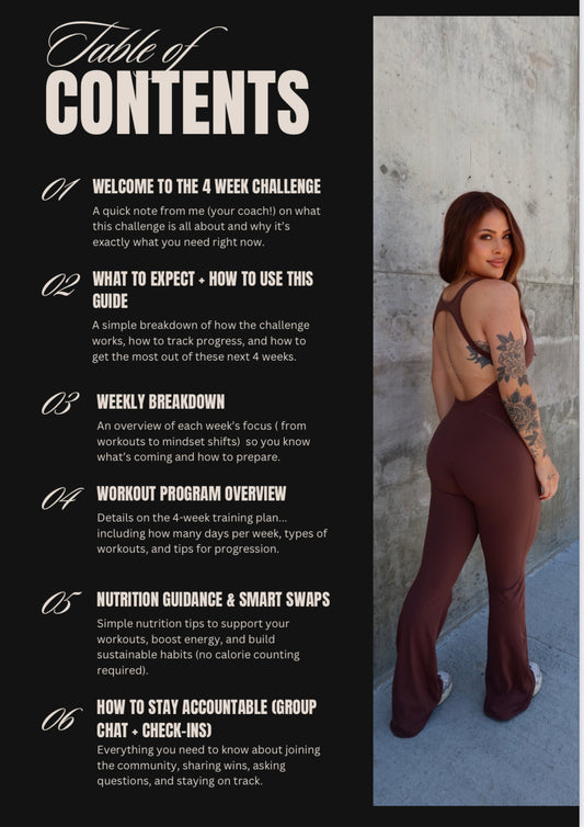 GFWG 4 WEEK CHALLENGE