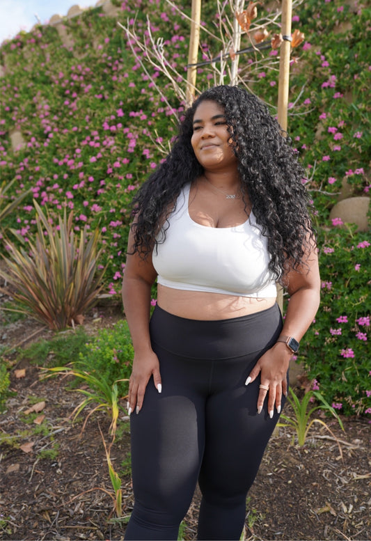 Built in Sports Bra Tank Grey