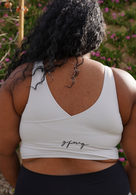 Built in Sports Bra Tank Grey