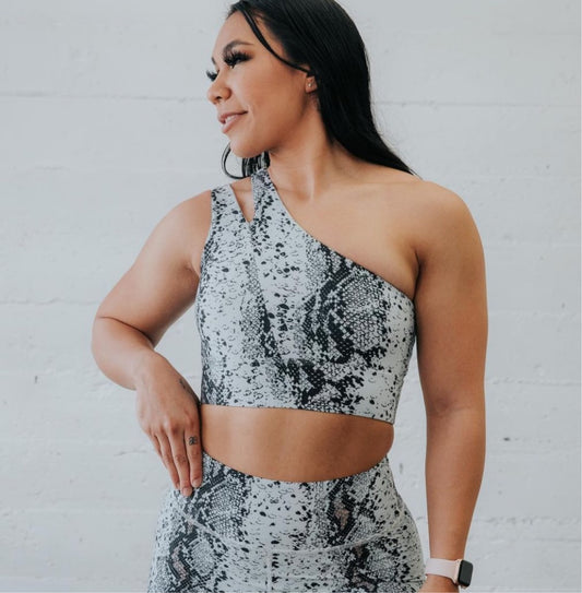 Snake Skin Sports Bra